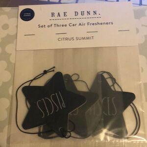Rae Dunn set of three car air fresheners Pisces citrus summit